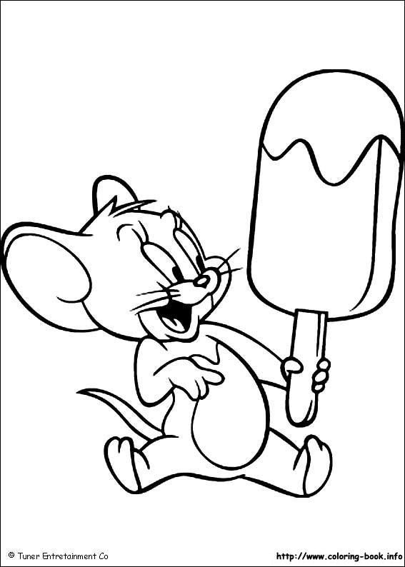 Tom and Jerry coloring picture